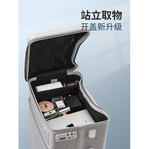 行李箱女2025新款上開蓋20寸登機箱萬向輪超輕大容量多功能拉桿箱