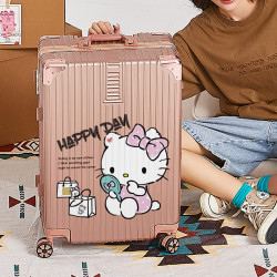 行李箱女20寸日系小清新可攜式登機箱加厚大容量學生旅行箱男生24寸