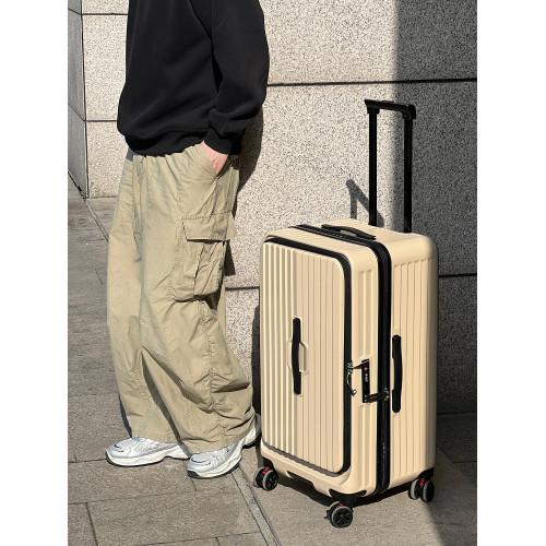 側開蓋深倉大容量行李箱女2026新款26寸結實耐用加厚28寸旅行箱子