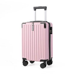 18寸小型密碼旅行箱男女輕便行李箱登機箱萬向輪拉桿箱可愛小皮箱