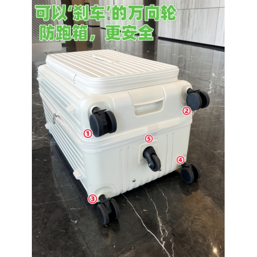防爆五輪28寸托運行李箱可擴容拉鍊旅行箱側開大容量深倉32拉桿箱
