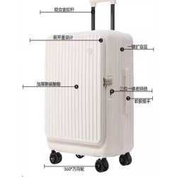 2025新款深倉側開旅行箱大容量行李箱女可擴展拉桿箱登機密碼箱男