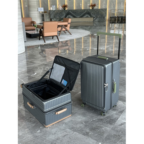 側開寬拉桿箱可擴展行李箱加厚旅行箱男26寸大容量皮箱36寸胖胖箱