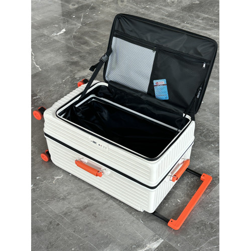 側開寬拉桿箱可擴展行李箱加厚旅行箱男26寸大容量皮箱36寸胖胖箱