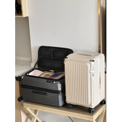 側開口行李箱女2025新款20寸大容量可擴展拉桿箱28密碼旅行箱男30