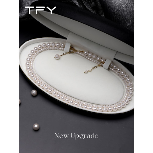 雙層施家珍珠項鍊女款2026新款爆款高級感輕奢小衆夏天曡戴赫本風