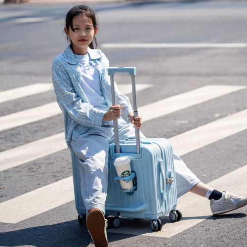 能坐人的行李箱加厚兒童行李箱拉桿箱坐騎萬向輪坐式20旅行密碼箱