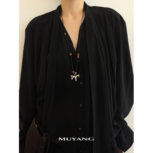 慕陽MUYANG小馬項鍊吊墜秋冬毛衣鏈可愛木馬系列馬年新年禮物配飾 慕陽MUYANG小馬項鍊吊墜秋冬毛衣鏈可愛木馬系列馬年新年禮物配飾