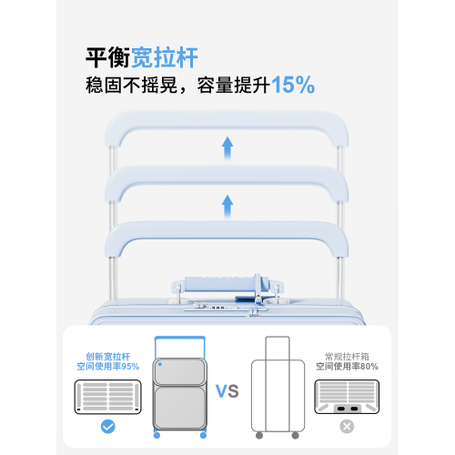 2026新款行李箱前置開口寬拉桿箱女大容量24寸28旅行密碼皮箱子男