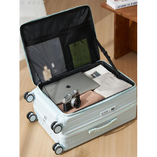 密碼箱可上飛機超大容量新款多功能側開口女20寸擴容登機箱男旅行