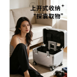 小型行李箱上繙蓋20輕便機長登機箱男拉桿箱女相機旅行箱密碼箱子