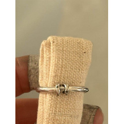 多層素圈戒指女韓系ins小衆設計2026新款指環曡戴雙環馬蹄食指戒