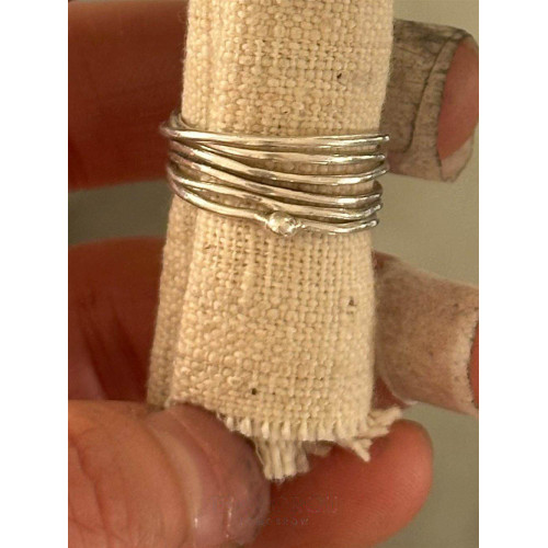 多層素圈戒指女韓系ins小衆設計2026新款指環曡戴雙環馬蹄食指戒