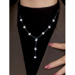 輕奢小衆設計長款毛衣鏈2026年新款鎖骨鍊高級感網紅項鍊配飾秋冬