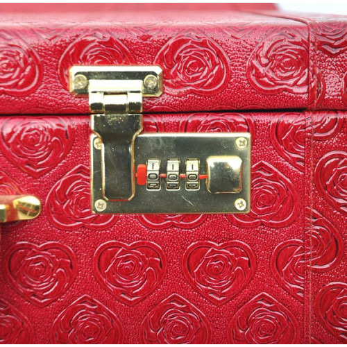 禮金箱新款玫瑰手提結婚盒婚禮婚慶出嫁壓錢箱子彩禮箱密碼箱官箱