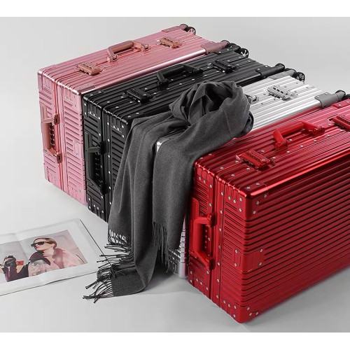 全鋁鎂合金拉桿箱萬向輪行李箱男女24密碼登機箱20寸商務旅行箱子