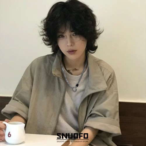 小衆秋冬項鍊男設計感輕奢美式嘻哈裝飾鎖骨鍊男士簡約百搭配飾酷