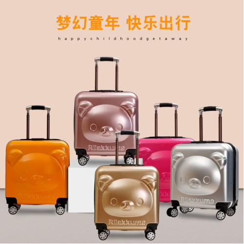 兒童拉桿箱新款可愛卡通行李箱小型號男女小學生登機旅行密碼皮箱