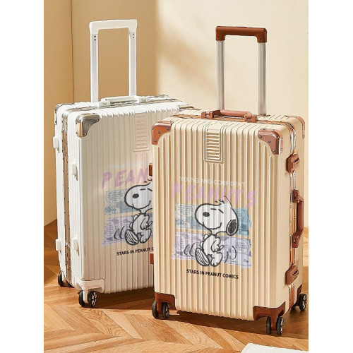 2026新款行李箱皮箱密碼加厚大容量男女拉桿箱卡通鋁框學生高顔值