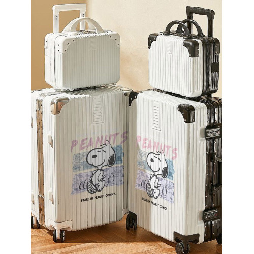 2026新款行李箱皮箱密碼加厚大容量男女拉桿箱卡通鋁框學生高顔值