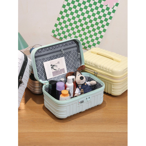 16寸手提行李箱化妝包女大容量密碼箱輕便洗漱包化妝品收納皮箱子