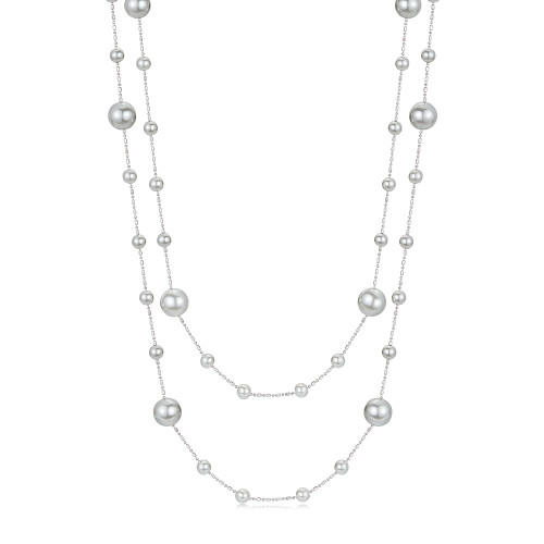 滿天星仿珍珠項鍊女小衆高級感氣質大氣長款毛衣鏈春夏鎖骨鍊頸鏈 滿天星仿珍珠項鍊女小衆高級感氣質大氣長款毛衣鏈春夏鎖骨鍊頸鏈