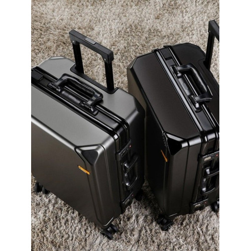 品牌鋁框結實耐用行李箱男萬向輪學生拉桿箱女時尚大容量密碼皮箱