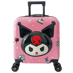 兒童拉桿箱18寸萬向輪行李小學生登機旅行箱子粉色3D男女孩獨角獸