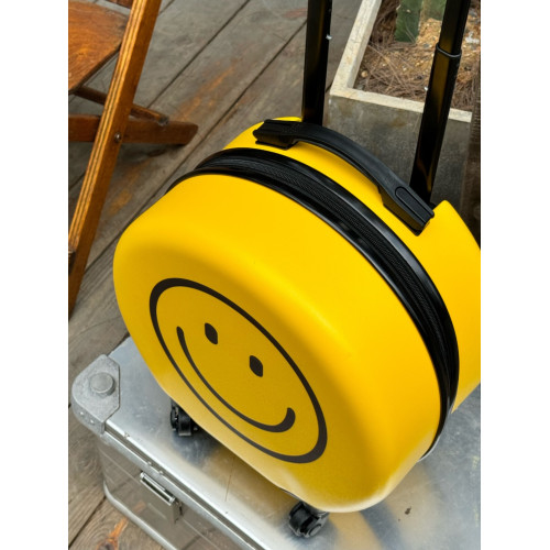 哈哈大笑俱樂部/自製笑臉18寸兒童萬向輪登機可手提拉桿行李箱