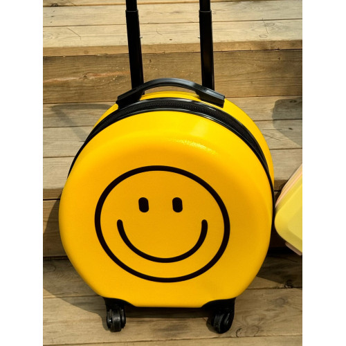 哈哈大笑俱樂部/自製笑臉18寸兒童萬向輪登機可手提拉桿行李箱