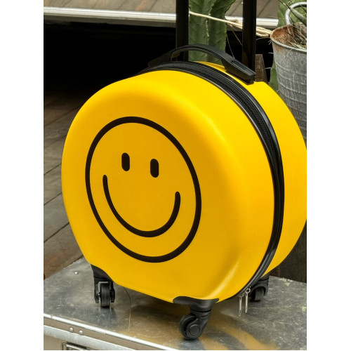 哈哈大笑俱樂部/自製笑臉18寸兒童萬向輪登機可手提拉桿行李箱