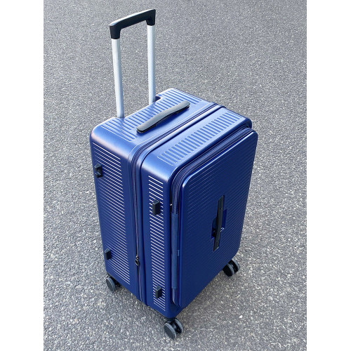 芬思兒側開深倉超大行李箱男女拉鍊可擴容拉桿箱萬向輪32寸旅行箱