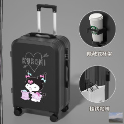 高顔值行李箱女卡通旅行箱24寸20學生登機密碼皮箱子兒童拉桿箱男