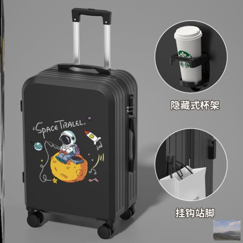 高顔值行李箱女卡通旅行箱24寸20學生登機密碼皮箱子兒童拉桿箱男