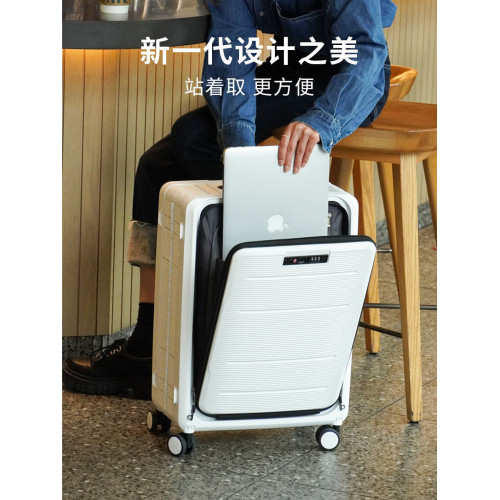 bubule可折曡行李箱女前置開口20寸登機旅行箱26寸大容量拉桿箱男