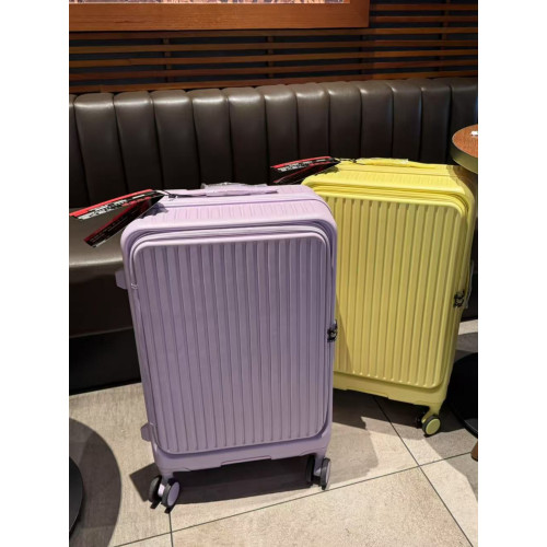 川藤出口日本側開口拉桿箱萬向輪超大容量行李箱20寸擴展旅行箱24