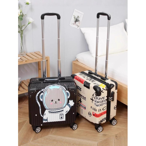行李箱18寸小型登機箱拉桿箱女新款輕便迷你兒童學生旅行箱密碼箱 行李箱18寸小型登機箱拉桿箱女新款輕便迷你兒童學生旅行箱密碼箱