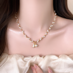 輕奢小衆誇張珍珠項鍊女2026新款頸鏈高級感毛衣鏈配飾鎖骨鍊裝飾