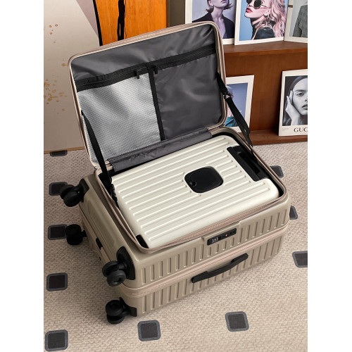 2025新款前開口側開蓋擴展大容量行李箱拉桿旅行28男女26密碼皮箱