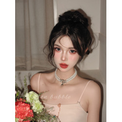 在逃公主珍珠項鍊2026爆款女款輕奢高級感雙層頸鏈誇張鎖骨鍊配飾