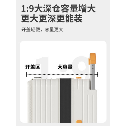 側開蓋2025新款寬拉桿行李箱女大容量男20寸24寸登機箱密碼皮箱子