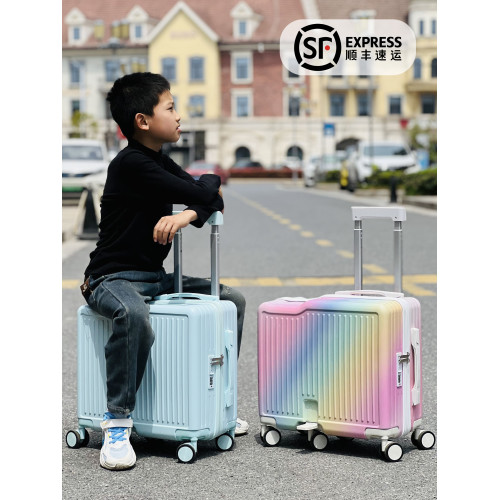 兒童可坐騎行李箱女孩小型輕便20寸登機小學生拉桿箱旅行密碼皮箱