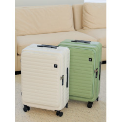 大容量萬向輪行李箱女側開口拉桿箱男24寸旅行箱20寸密碼登機箱