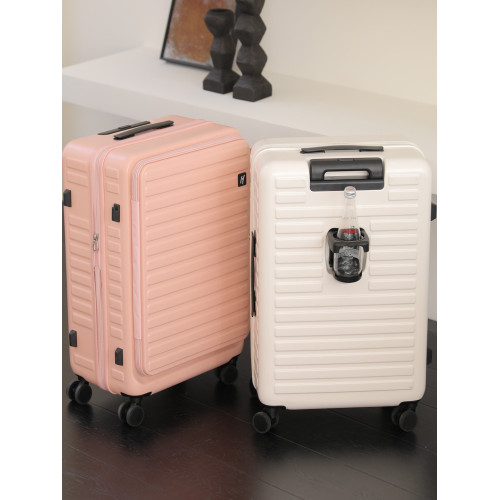 大容量萬向輪行李箱女側開口拉桿箱男24寸旅行箱20寸密碼登機箱