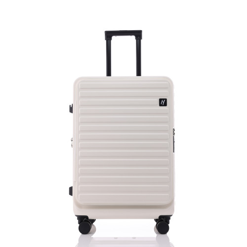 大容量萬向輪行李箱女側開口拉桿箱男24寸旅行箱20寸密碼登機箱