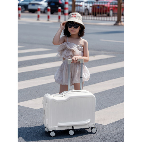 兒童行李箱2025新款可坐騎男女孩小型學生遛娃拉桿旅行密碼皮箱子