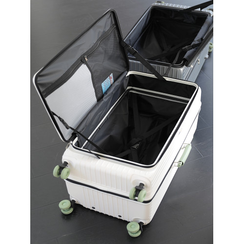 新款超大容量寬拉桿側開口行李箱男28寸擴展拉桿箱萬向輪旅行箱女