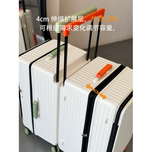 新款超大容量寬拉桿側開口行李箱男28寸擴展拉桿箱萬向輪旅行箱女