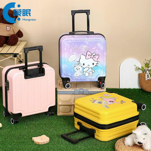 20寸卡通兒童拉桿箱男女學生行李箱小孩萬向輪密碼旅行箱登機拖箱