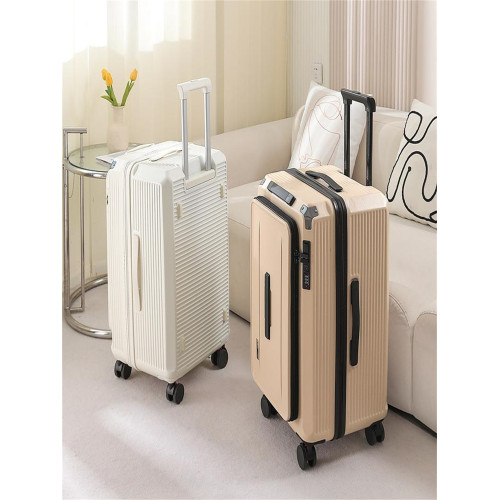 旅行行李箱新款側開大容量可擴容靜音萬向輪28寸加厚密碼登機箱子